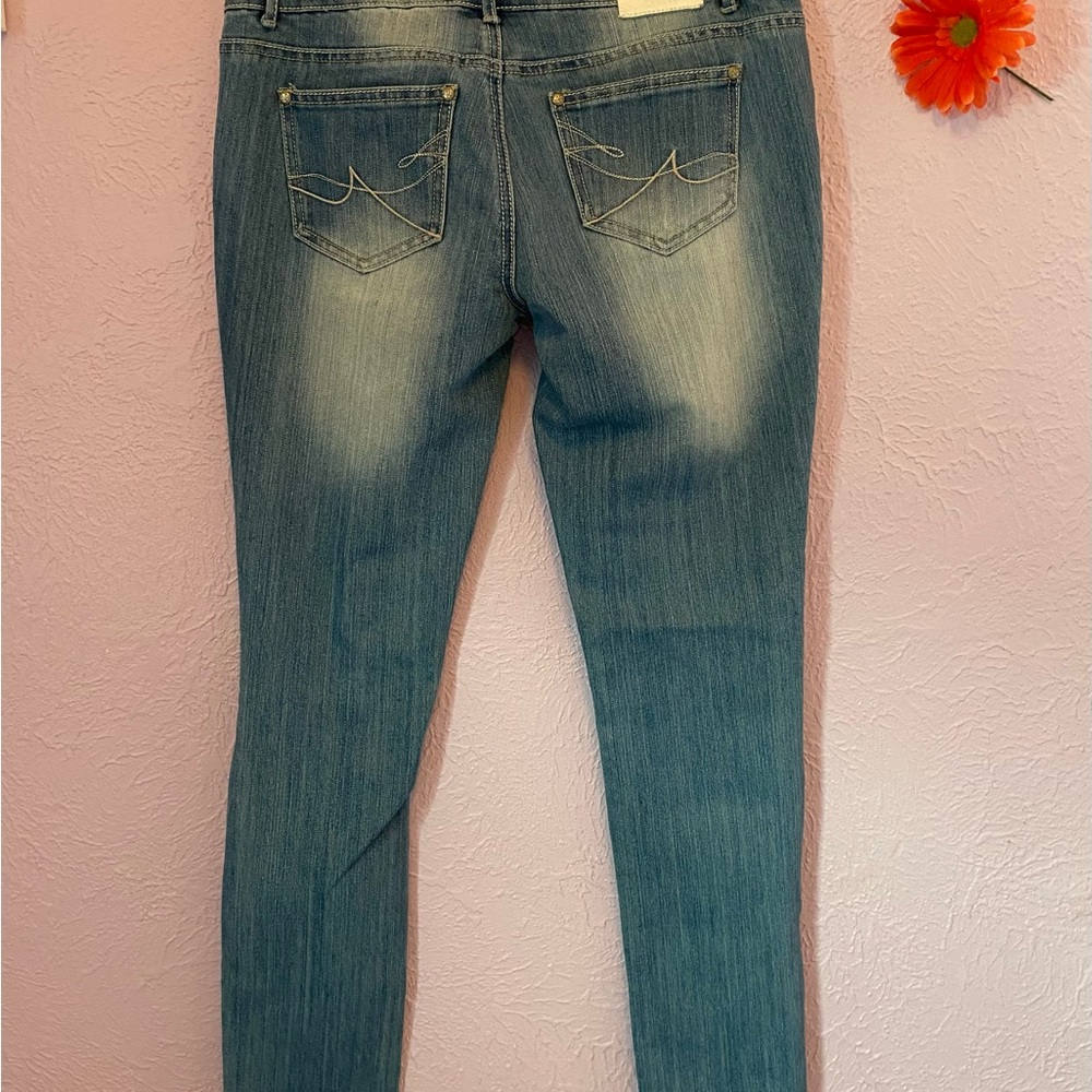 Almost Famous Premium boho patchwork jeans 9 - image 9